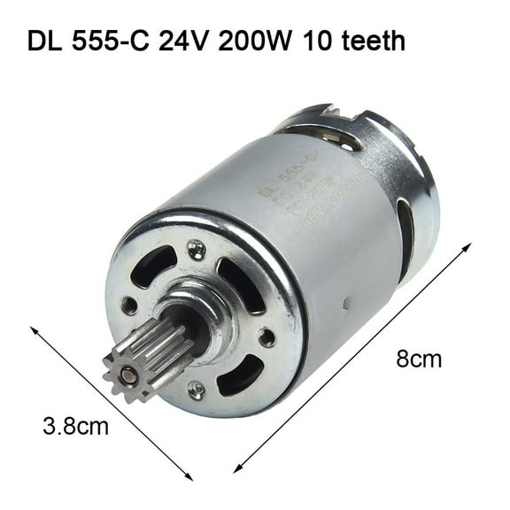 Motors for Kids Electric Car 550 RS390 RS380 12V 6V DL555 24V 10 Teeth 1 cm