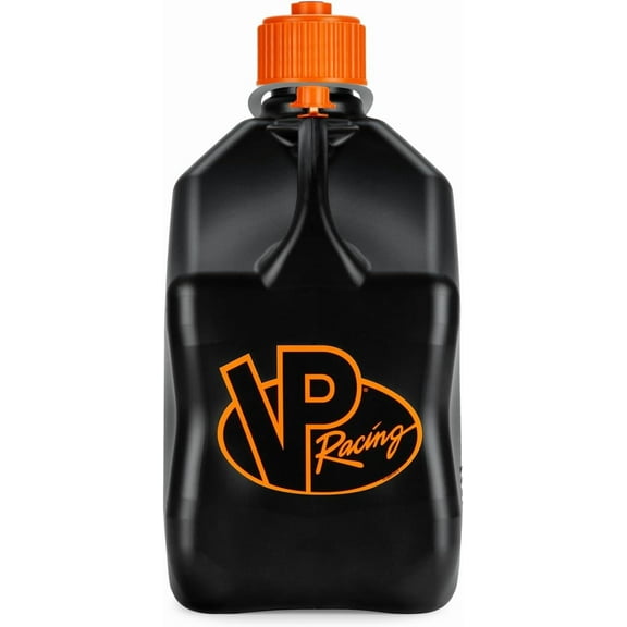 VP Racing 3852-CA, 5.5 Gallon Motorsport Jug V-Twin Sq. - Black/Orange