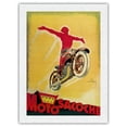 thumbnail image 1 of Motosacoche - Swiss Motorcycle Company - Vintage Advertising Poster by Joe Bridge c.1929 - Japanese Unryu Rice Paper Art Print 24 x 32 in, 1 of 4