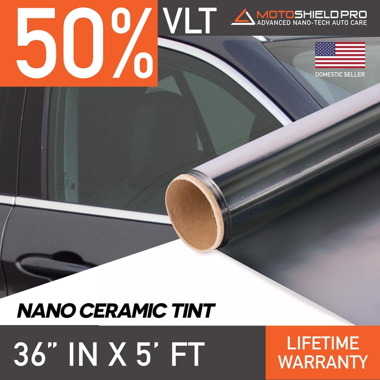 Motoshield UV Resistant Pro Window Tint Film, Ceramic, 37