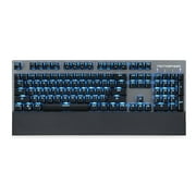 Motospeed GK89 2.4GHz Wireless / USB Wired Mechanical Keyboard with Blue 104Keys Wireless Gaming Keyboard For Gamer