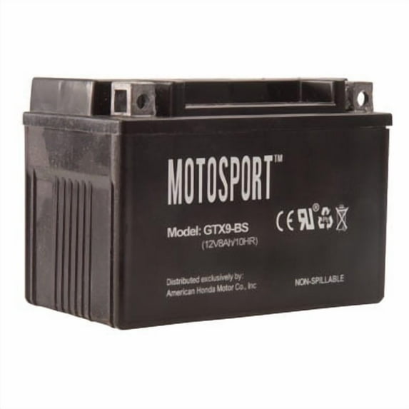 Motosport Maintenance-Free Battery with Acid GTX9BS for Honda CBR900RR 1993-1999