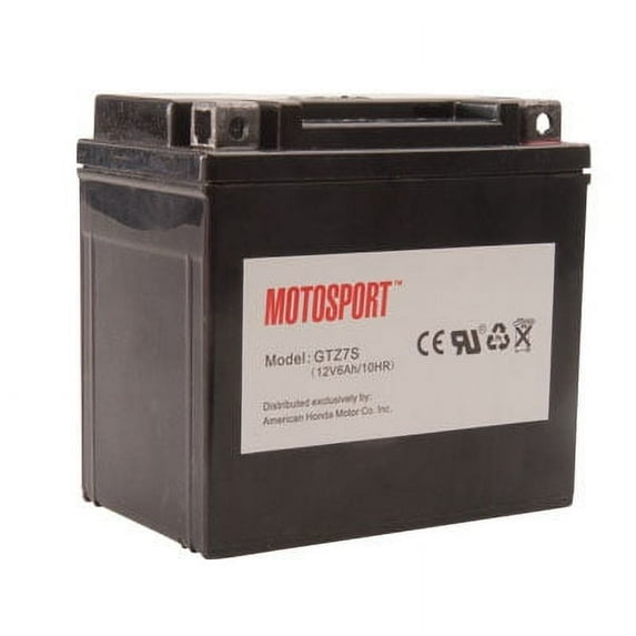 Motosport Maintenance-Free Battery with Acid GTZ7S for Husqvarna TE 410 2000