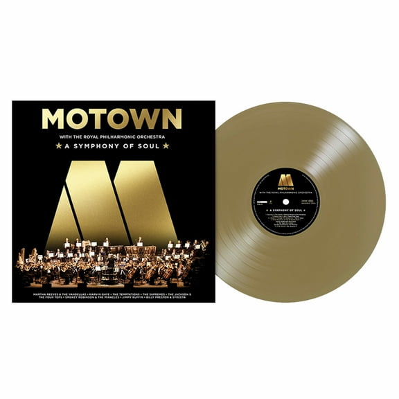 Motown A Symphony Of Soul Royal Philharmonic Orchestra Exclusive Gold Colored Vinyl LP