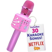 Motown Magic, Bluetooth Karaoke Microphone | Includes 30 Famous Songs |Kids Karaoke Microphone | Birthday Gift for Boys and Girls Ages 3 4 5 6 7 8+