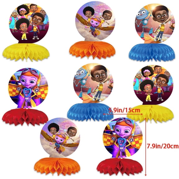 Motown Magic Honeycomb Centerpieces Table Toppers Decorations for Birthday Party Decor Supplies