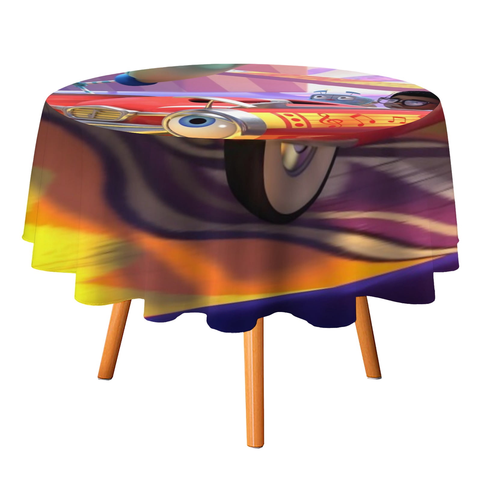 Motown Magic-Theme Round tablecloth has an iconic print, fits most ...