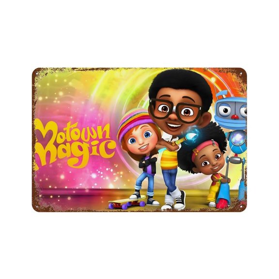 Motown Magic-theme Metal SignPersonalized Metal Sign Wall Decor for fans,friends,family and Lovers Gifts 8x12 Inch