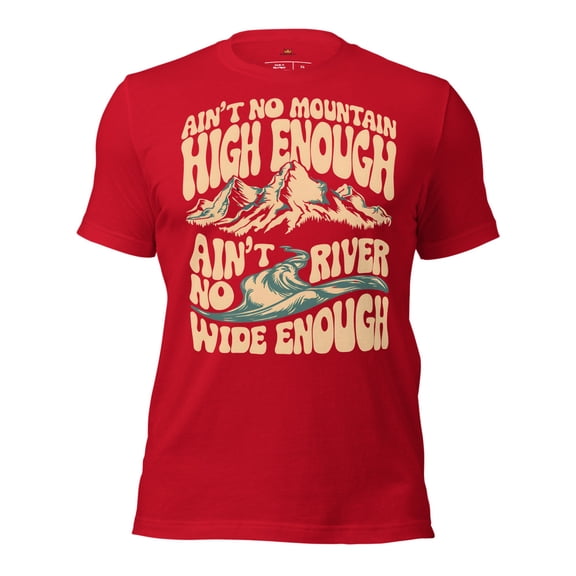 Generic Unisex T-Shirt Red 5XL Short Sleeve Tee