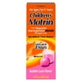thumbnail image 1 of Motrin Children's Pain Reliever Oral Suspension, Bubble Gum, 4oz, 2-Pack, 1 of 6
