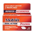 thumbnail interactive-video image 1 of Motrin Dual Action with Tylenol, Ibuprofen & Acetaminophen, 80 Count, 1 of 12
