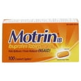 thumbnail image 1 of Motrin IB Ibuprofen 200mg Pain & Fever Relief 100 Coated Tablets, 1 of 1