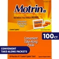 thumbnail image 1 of Motrin IB, Fast-Acting Ibuprofen 200mg for Pain & Fever, 50 Packs of 2, 1 of 12