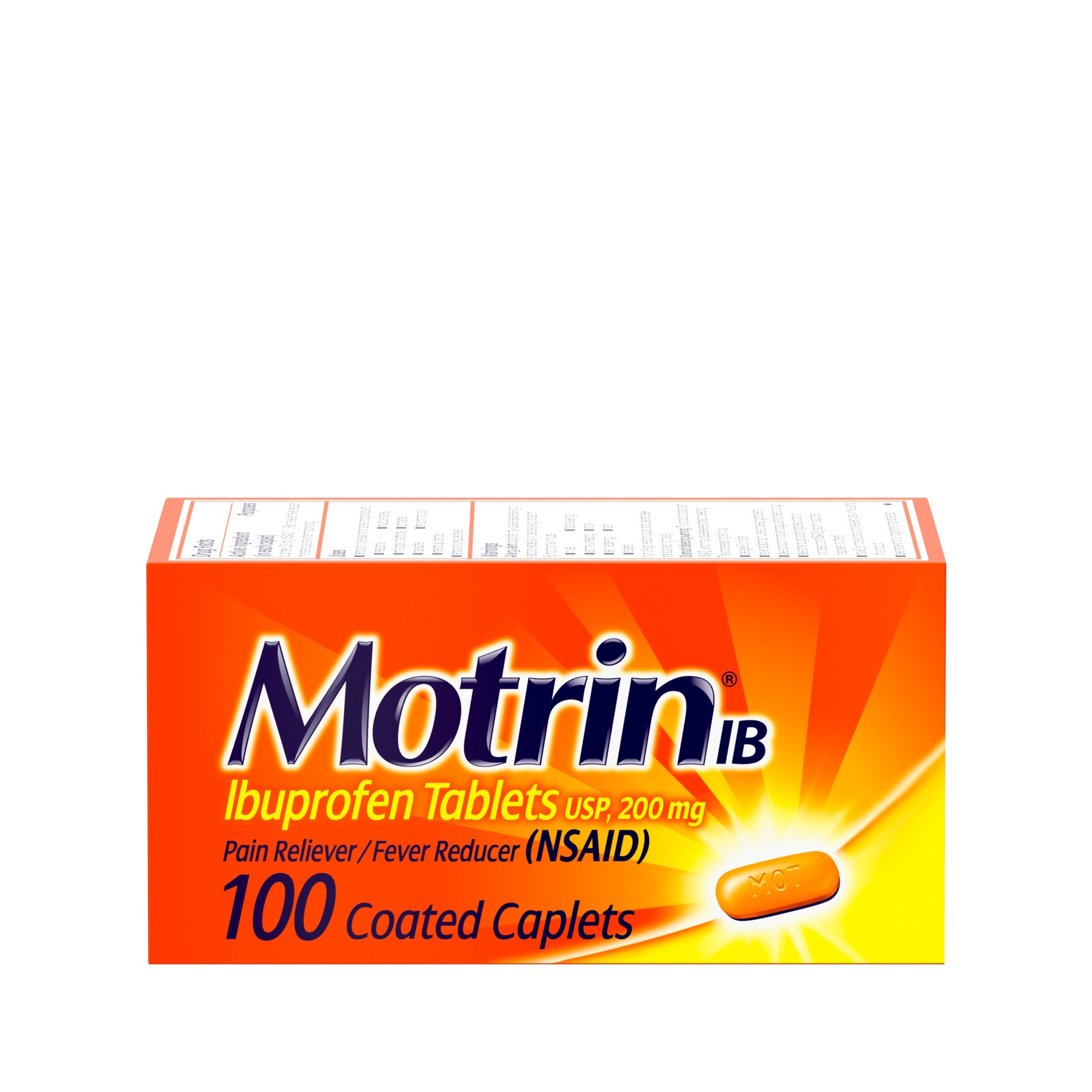 Motrin IB, Ibuprofen 200mg Tablets for Pain & Fever Relief, 225 Ct