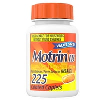 Motrin IB, Ibuprofen 200mg Tablets for Pain & Fever Relief, 225 Ct