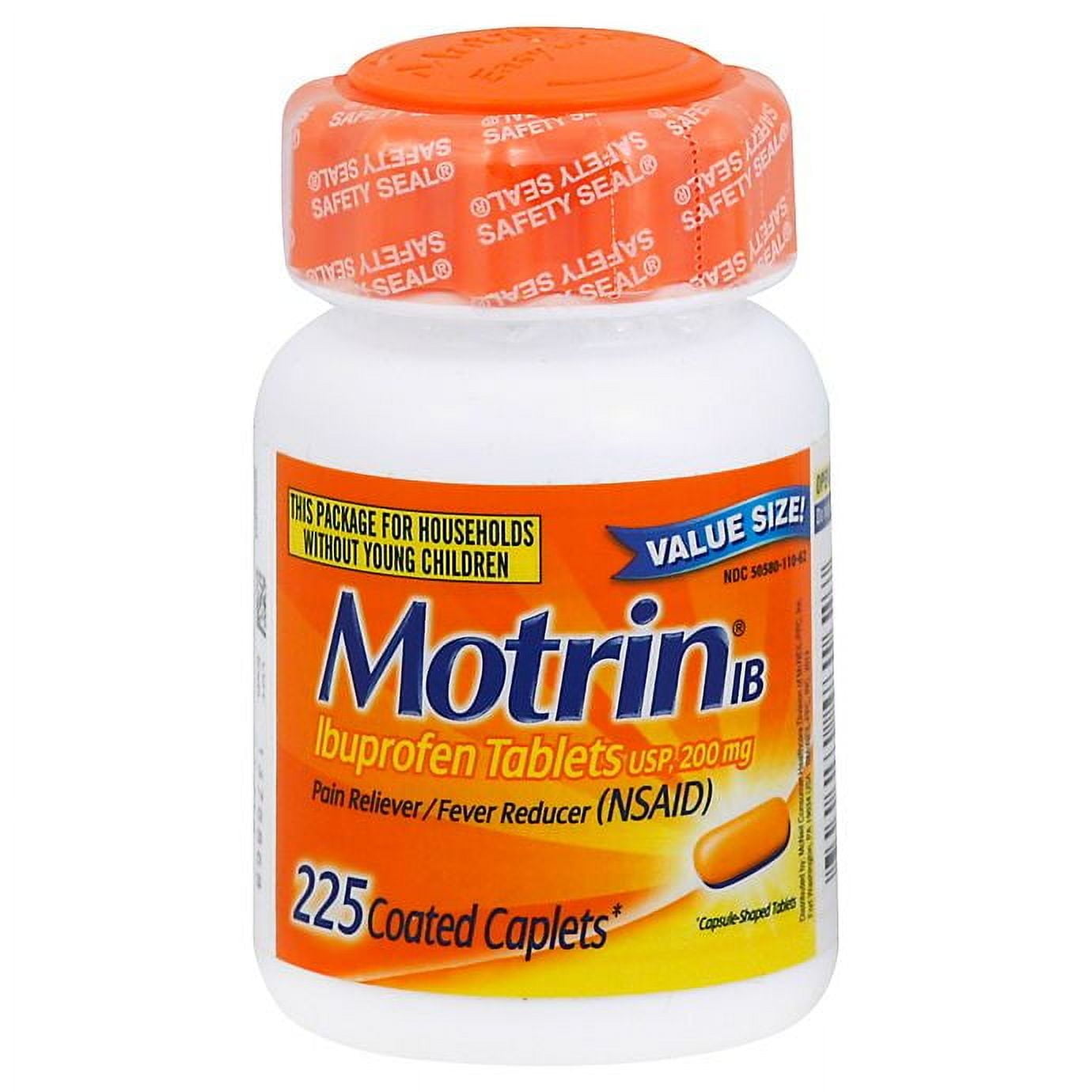 Motrin IB Ibuprofen Tablets 225-Count Caplets