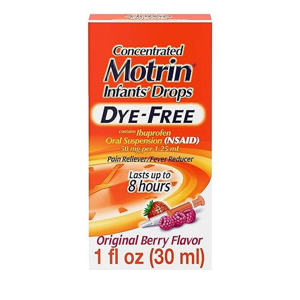 Motrin Infants' Oral Suspension Concentrated Liquid Medicine Drops with