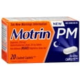 thumbnail image 1 of Motrin PM Coated Caplets 20 Caplets (Pack of 3), 1 of 4