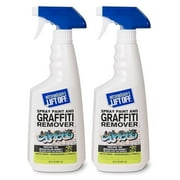 Motsenbocker’s Lift Off 41101-2PK 22-Ounce Premium Spray Paint and Graffiti Remover Works on Multiple Surface Types Concrete, Vehicles, Brick, Fiberglass and More Water-Based and Biodegradable, Pack o