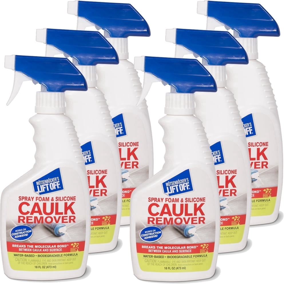 Lift Off 41116-6PK Spray Foam and Silicone Caulk Remover, 16 Fl Oz, Pack of 6