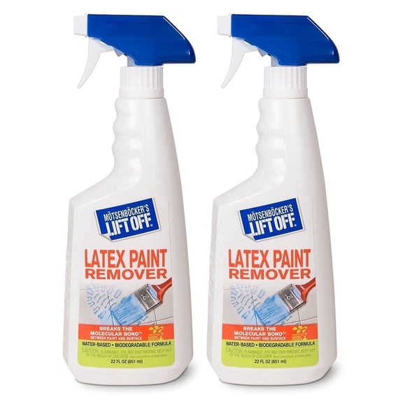 Lift Off 41301-2PK Latex Paint Remover Spray, Water-Based, Biodegradable, 22 Fl Oz, Pack of 2