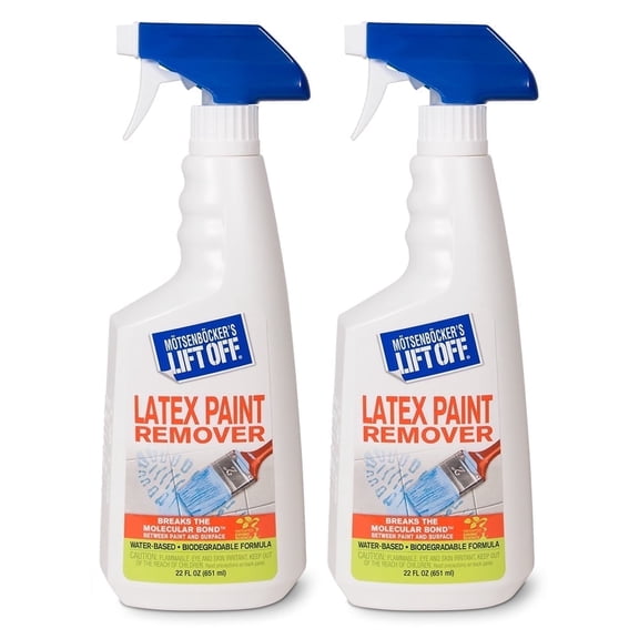 Lift Off 41301-2PK Latex Paint Remover Spray, Water-Based, Biodegradable, 22 Fl Oz, Pack of 2