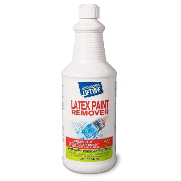 Lift Off 41303 Latex Paint Remover – Safely Removes Latex Paint, Acrylics & Enamels from Multiple Surfaces, Water-Based – 32 fl oz (Pack of 1)