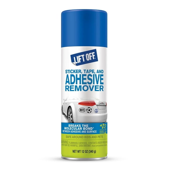 Lift Off 45700 Automotive Tape, Label, and Adhesive Remover Safely Removes Bumper Stickers, Pinstriping, Adhesives from Vehicles, Boats, RVs, Brick, Concrete and More, Pack of 1