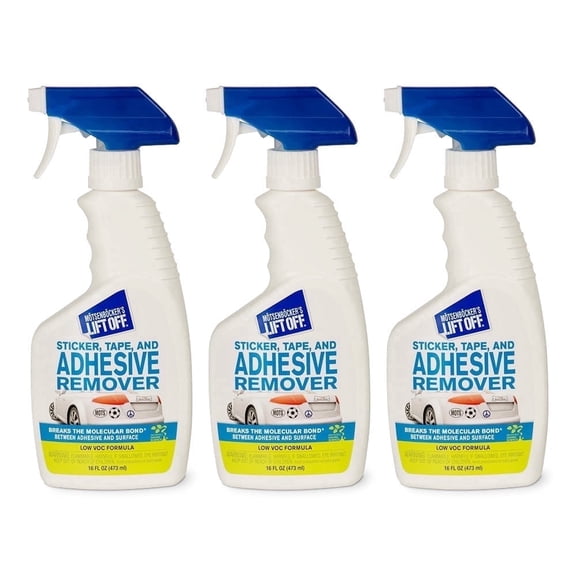 Lift Off 45706-3PK Sticker, Tape, and Adhesive Remover, 16 Fl Oz, Pack of 3