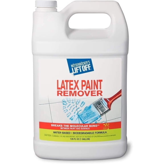 Lift Off 41401 Latex Paint Remover, Water-Based, Biodegradable, Water-Based, 1 Gallon, Pack of 1