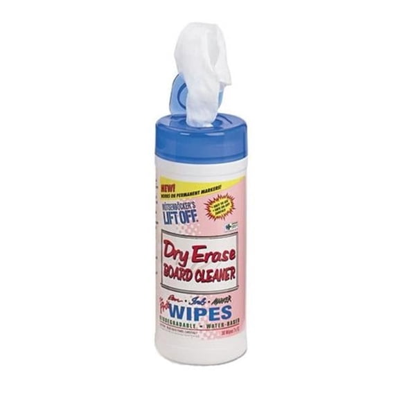 Motsenbockers Liftoff Liftoff Dry Erase Board Cleaner Wipes