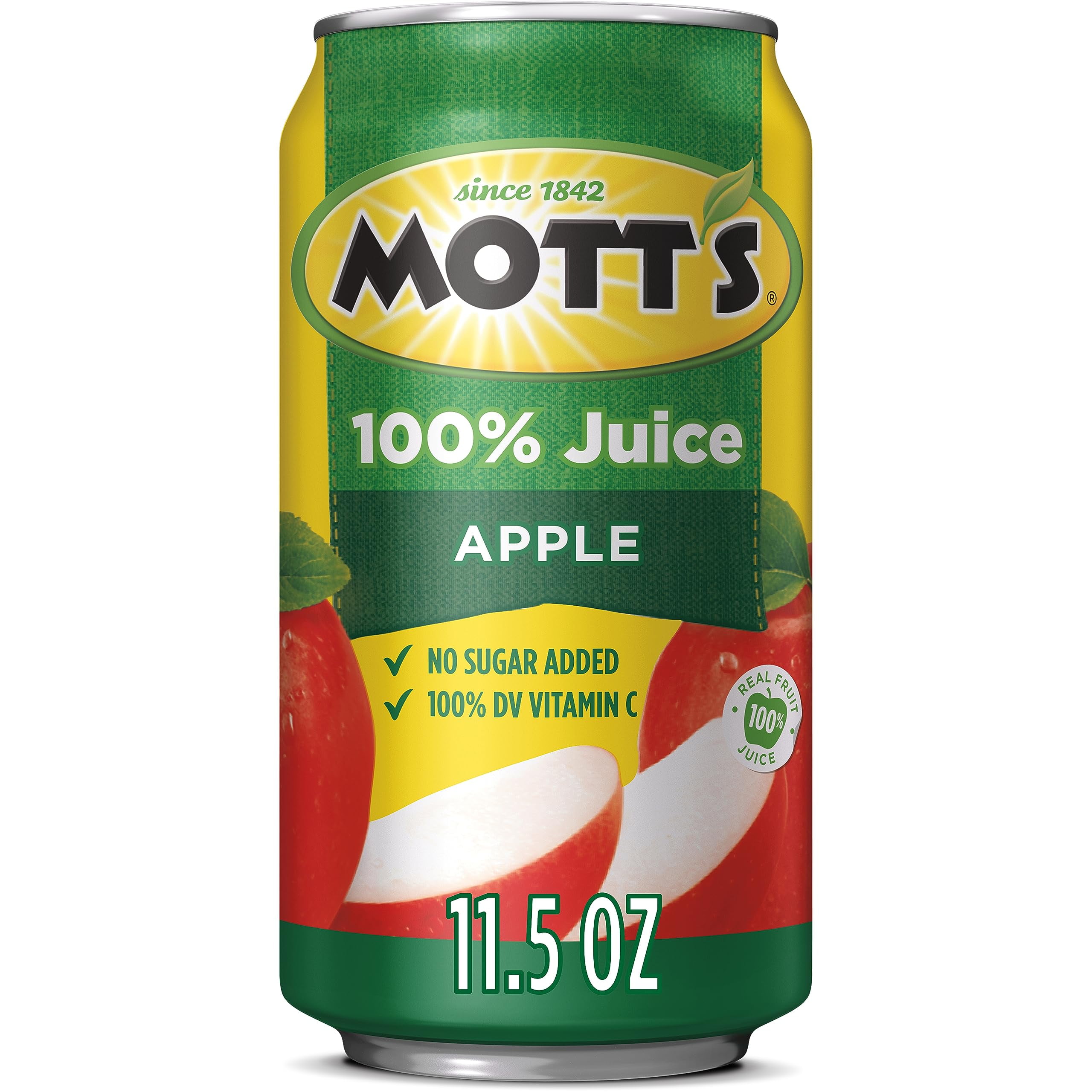 Mott,S 100 Original Apple Juice, 11.5 Fluid Ounce Cans, 24 Count