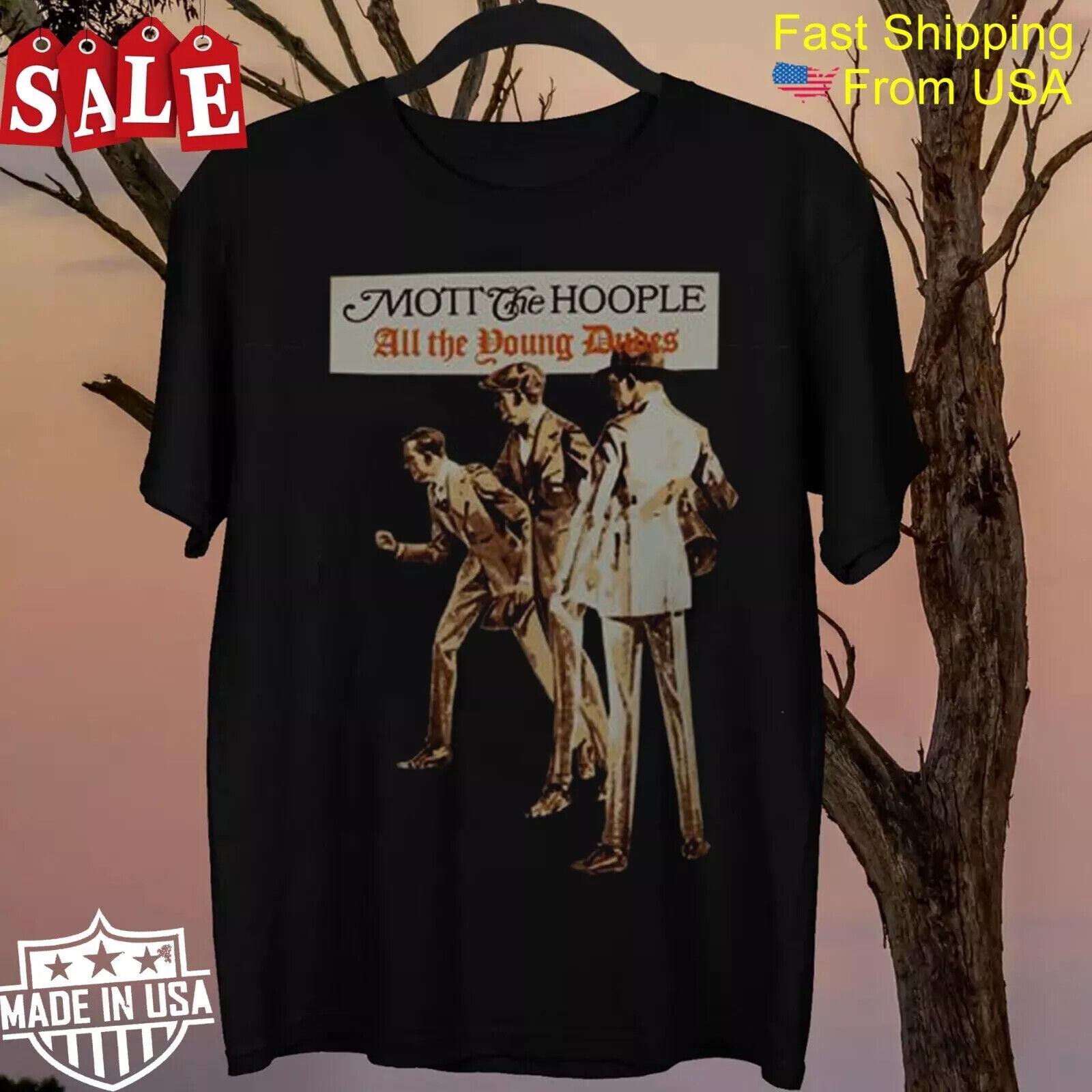 Mott The Hoople All the Young Dudes Gift For Fans Unisex All Size Shirt