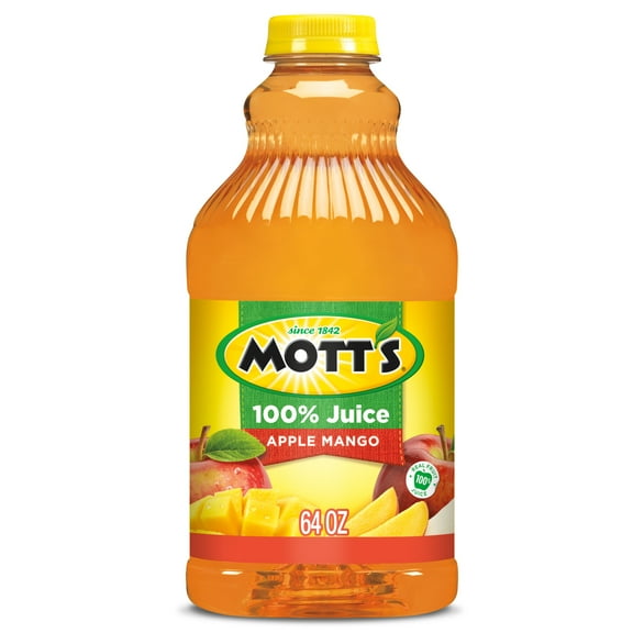 Mott's 100% Juice Apple Mango Juice, 64 Fluid Ounce, Bottle