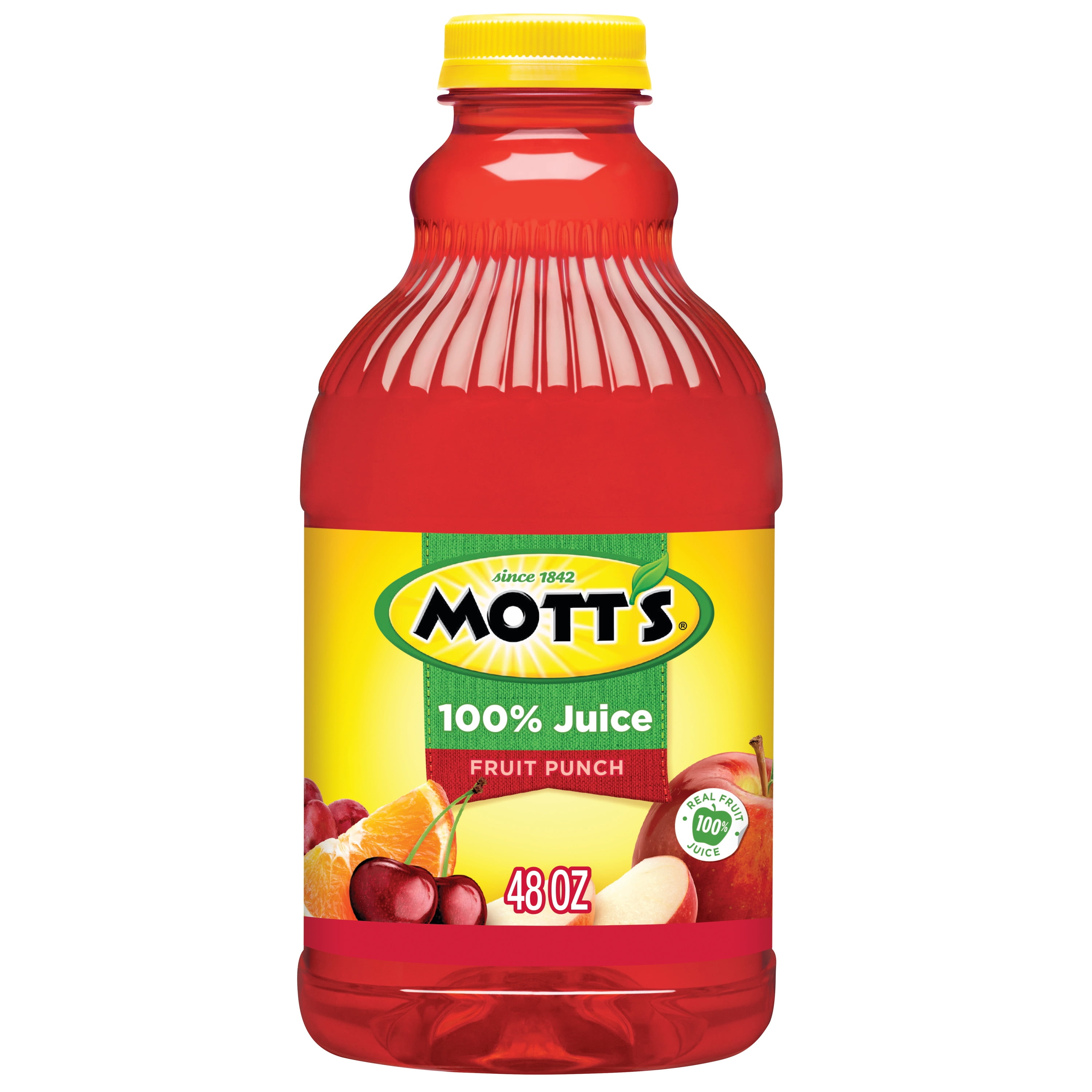 Mott's 100 Juice Fruit Punch Juice, 48 fl oz Bottle