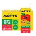 thumbnail image 1 of Mott's 100% Juice Fruit Punch Juice, 6.75 fl oz, 8 Count Boxes, 1 of 17