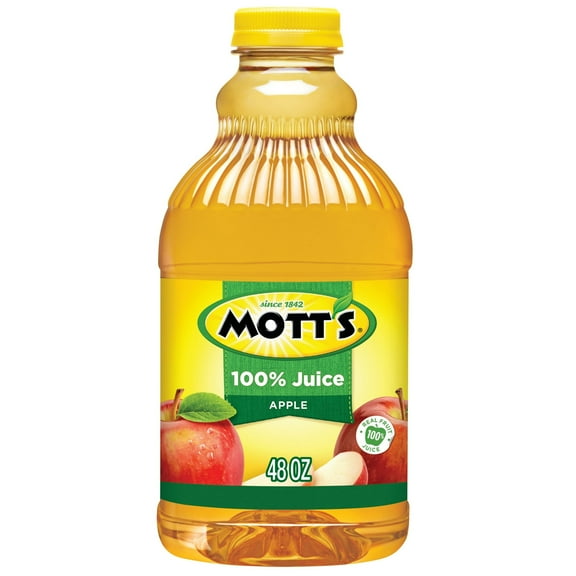 Mott's 100% Juice Original Apple Juice, 48 fl oz, (Pack of 8)