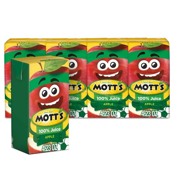 Mott's 100% Original Apple Juice, 4.23 fl oz boxes, 4 pack