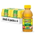 thumbnail image 1 of Mott's 100% OriginalUMRT&nbsp;Apple Juice, 8 Fl Oz Bottles, Count (4 Packs Of 6), 2 Servings Of Fruit, 100% Fruit Juice, Gluten-free, Caffeine-free, Kosher, Contains No Artificial Colors Or Sweeteners, 1 of 3