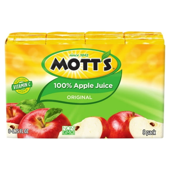 Mott's 100% Original Apple Juice (Pack of 14)