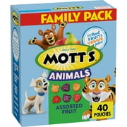 Mott's Gluten Free Animal Assorted Fruit Flavored Snacks (40 Pouches)