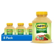 (8 pack) Mott's No Sugar Added Applesauce, 46 Ounce, Jar