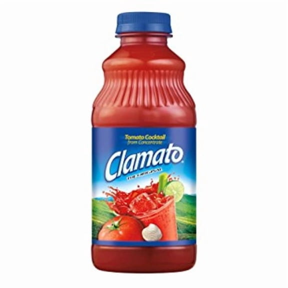 Mott's Clamato Tomato Cocktail Juice, 1 L Plastic Bottle