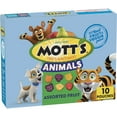 Mott's Fruit Flavored Snacks, Animals Assorted Fruit, Gluten Free, 10