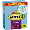 thumbnail image 1 of Mott's Fruit Flavored Snacks, Berry, Stocking Stuffers, Gluten Free, 40 Count, 32 oz, 1 of 15