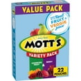 thumbnail image 1 of Mott's Fruit Flavored Snacks, Berry and Assorted Fruit, Gluten Free Snack, Value Pack, 22 Ct, 17.6 oz, 1 of 5