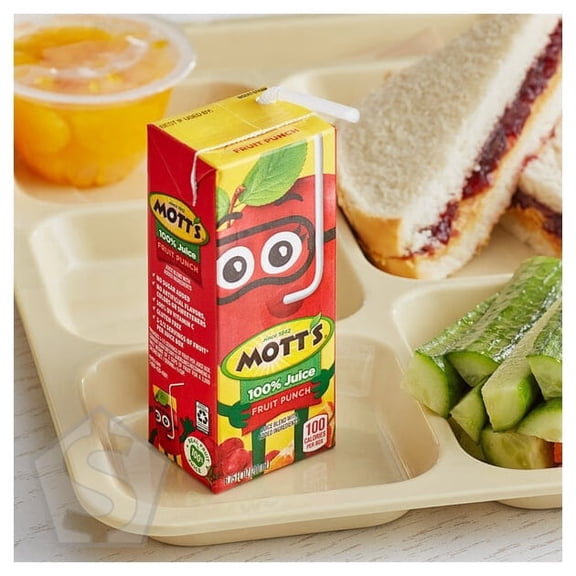 Mott's Fruit Punch 6.75 fl. oz. Box - 32/Case
