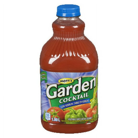 Mott's Garden Cocktail, Low Sodium, 1.89Liters/2 Quarts {Imported from Canada}
