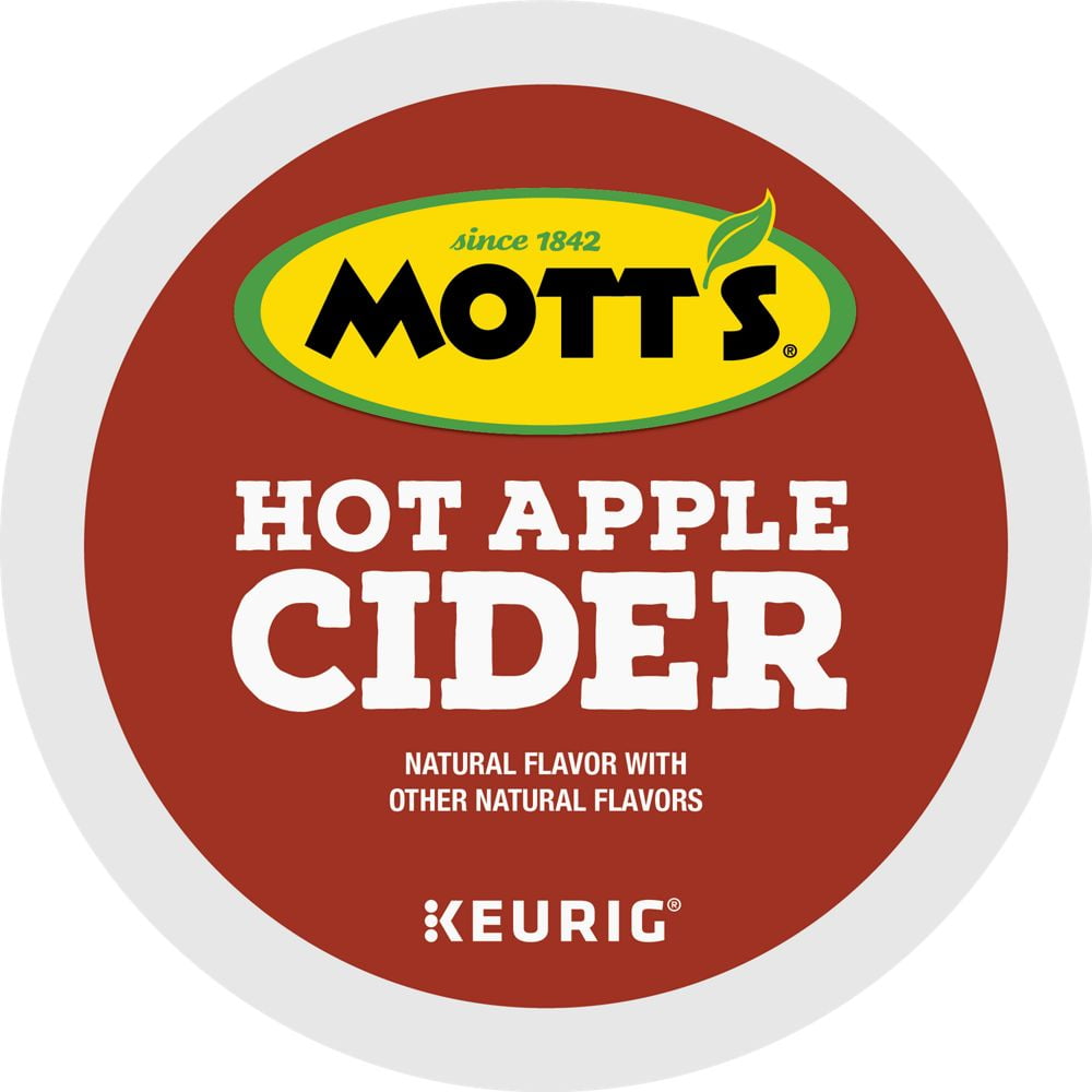 Mott's Hot Apple Cider Roast K-Cup Box - 24 ct. - Delicious Hot Apple Cider for Your Keurig