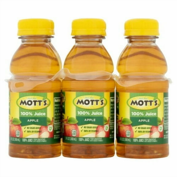 Mott's Juice 100% Apple Original - 6Pk-8 Oz